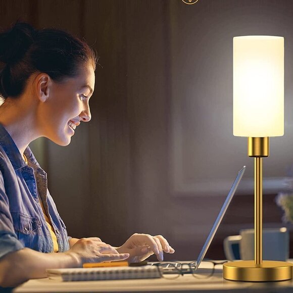 VINTAGE STYLE TOUCH CONTROL TABLE LAMP OFFICE LAMP NIGHTSTAND LAMP NWT - Picture 7 of 9